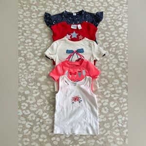 3T girls 4th of July bundle